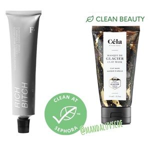 ⭐️Freck Beauty Rich Bitch Cactus + Vitamin C Moisturizer AND Cela Clay Face Mask